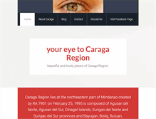 Tablet Screenshot of caragaregion.com